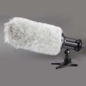 BOYA BY-P180 Furry Outdoor Interview Windshield Muff for Shotgun Capacitor Microphones, Inside Depth: 180mm