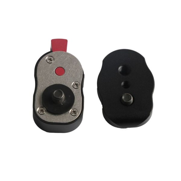 Mini Quick Release Plate for LCD Monitor Magic Arm LED light Camera Camcorder Rig (Black) - Image 3