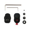 Mini Quick Release Plate for LCD Monitor Magic Arm LED light Camera Camcorder Rig (Black) - Image 7