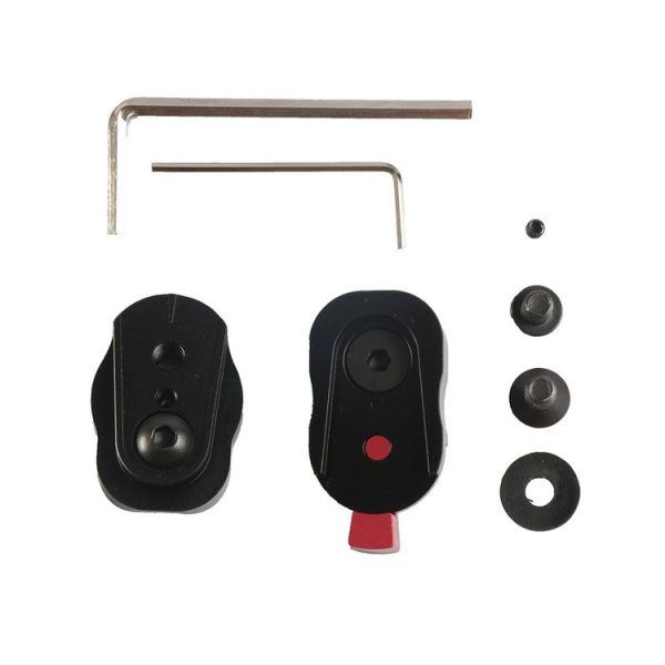 Mini Quick Release Plate for LCD Monitor Magic Arm LED light Camera Camcorder Rig (Black) - Image 7