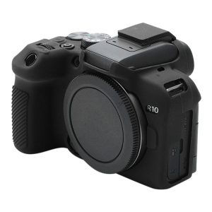 Canon EOS R10 Soft Silicone Protective Case (Black)