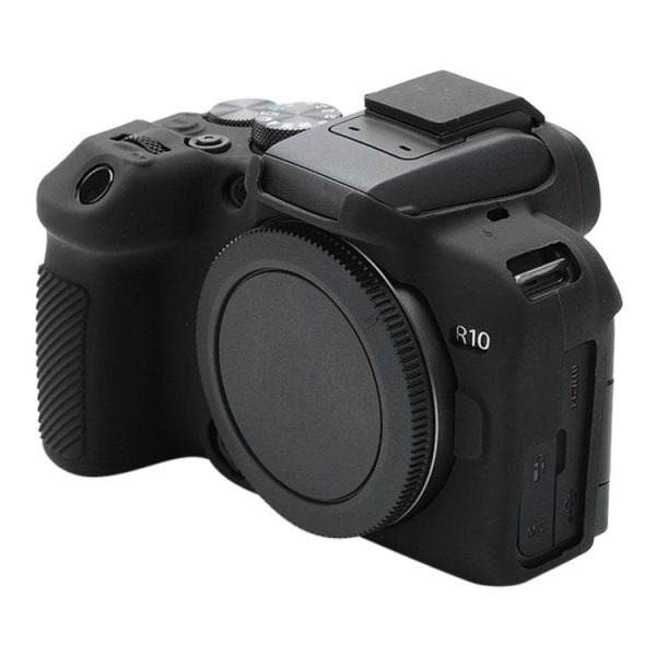 Canon EOS R10 Soft Silicone Protective Case (Black)