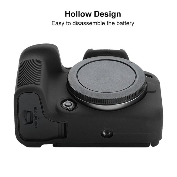 Canon EOS R10 Soft Silicone Protective Case (Black) - Image 7