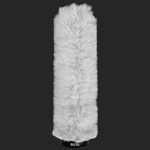 BOYA BY-P320 Furry Outdoor Interview Windshield Muff for Shotgun Capacitor Microphones, Inside Depth: 320mm - Image 2