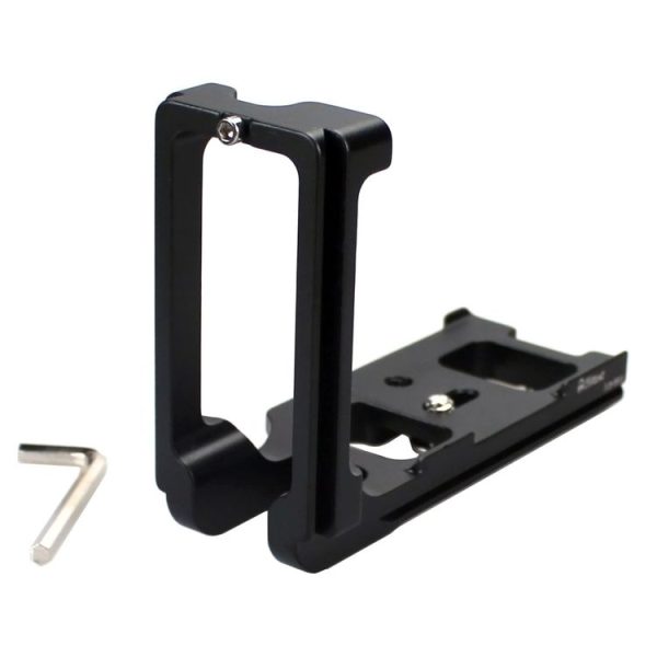 FITTEST FLN-D810 Vertical Shoot Quick Release L Plate Bracket Base Holder for Nikon D810 (Black) - Image 2