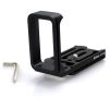 FITTEST FLN-D7000 Vertical Shoot Quick Release L Plate Bracket Base Holder for Nikon D7000 (Black) - Image 2