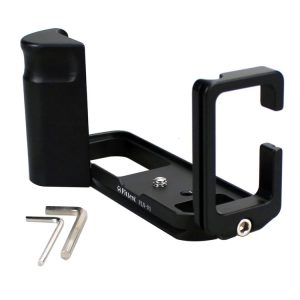FITTEST FLN-V1 Vertical Shoot Quick Release L Plate Bracket Base Holder for Nikon V1 (Black)