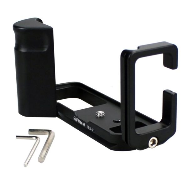 FITTEST FLN-V1 Vertical Shoot Quick Release L Plate Bracket Base Holder for Nikon V1 (Black) - Image 2
