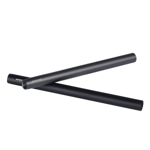 2 PCS WARAXE 2637 Diameter 15mm Length 150mm Aluminum Alloy Rods for 15mm Rod Rail Support System (Black) - Image 3