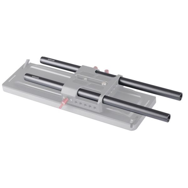2 PCS WARAXE 2637 Diameter 15mm Length 150mm Aluminum Alloy Rods for 15mm Rod Rail Support System (Black) - Image 4