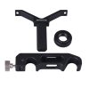 WARAXE 2639 Y Shape Telephoto Lens Support Bracket with Adjustable Knob for 15mm Rail Rod Support System (Black) - Image 3