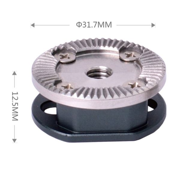 WARAXE 2622 31.7mm Diameter M6 Screw Thread ARRI Standard Multi-function Rosette Mount - Image 3