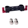 WARAXE 1970 Dual Railblock Connector Support Bracket for 15mm Rail Rod Support System (Black) - Image 4