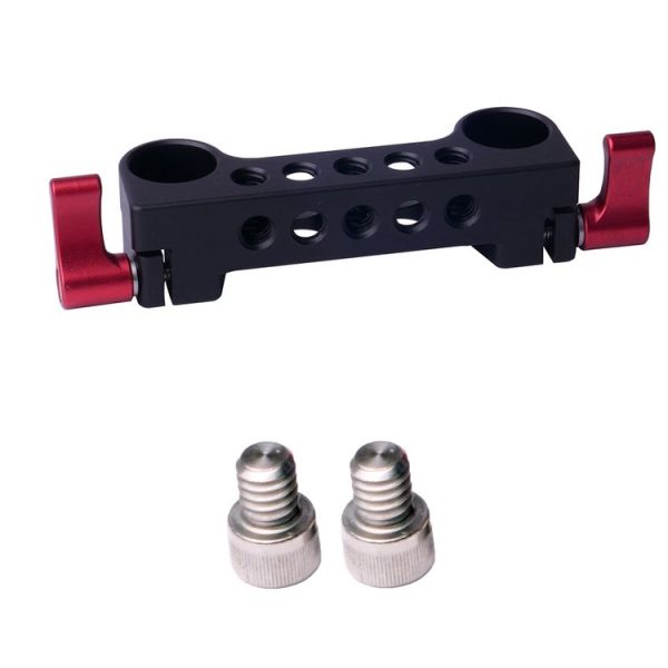 WARAXE 1970 Dual Railblock Connector Support Bracket for 15mm Rail Rod Support System (Black) - Image 4