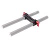 WARAXE 1970 Dual Railblock Connector Support Bracket for 15mm Rail Rod Support System (Black) - Image 5