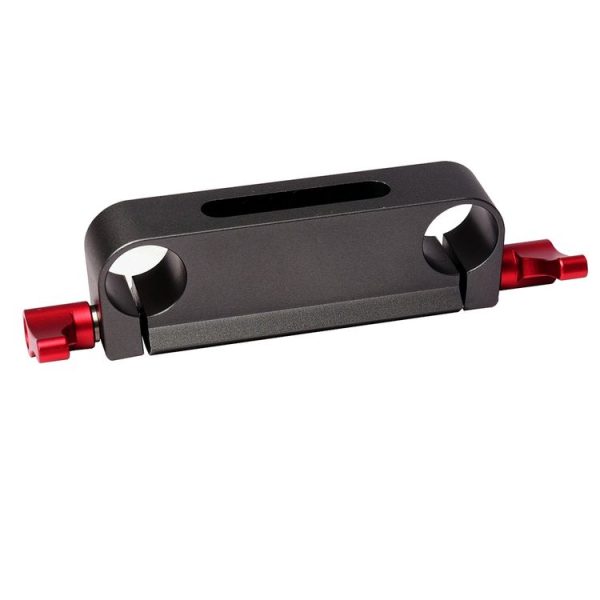 WARAXE 1501 Dual Railblock Connector Support Bracket for 15mm Rail Rod Support System (Black) - Image 2