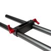 WARAXE 1501 Dual Railblock Connector Support Bracket for 15mm Rail Rod Support System (Black) - Image 4
