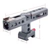 WARAXE 2610 Quick Release Grip Quick Release Top Handle for EVF Mount / Microphone Shock (Grey) - Image 3