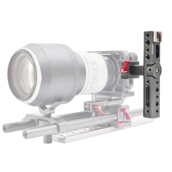 WARAXE 2610 Quick Release Grip Quick Release Top Handle for EVF Mount / Microphone Shock (Grey) - Image 6