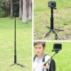 Portable Foldable Tripod Holder Selfie Monopod Stick for GoPro, Insta360, DJI and Other Action Cameras, Length: 23.5-81cm - Image 12