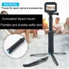 Portable Foldable Tripod Holder Selfie Monopod Stick for GoPro, Insta360, DJI and Other Action Cameras, Length: 23.5-81cm - Image 9