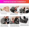 Cycling Helmet Adhesive Multi-Joint Arm Fixed Mount Set with J-Hook Buckle Mount & Adapter & Screw for GoPro, Insta360, DJI and Other Action Cameras - Image 15