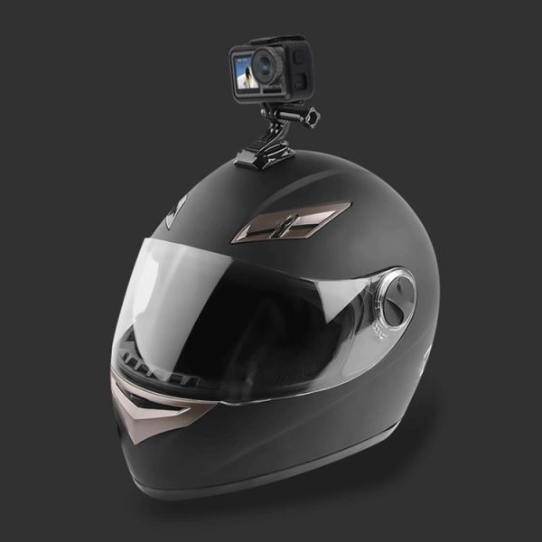 Cycling Helmet Adhesive Multi-Joint Arm Fixed Mount Set with J-Hook Buckle Mount & Adapter & Screw for GoPro, Insta360, DJI and Other Action Cameras - Image 9