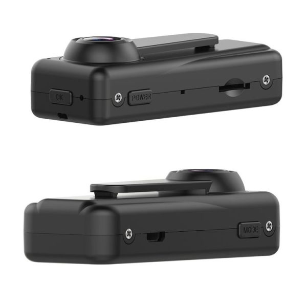 F1 FHD 140 Degree Wide Angle Viewing Mini DV Recorder Camera with Clip, Support Motion Detection & 128GB Micro SD Card (Black) - Image 3