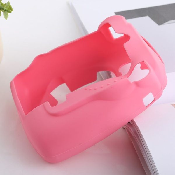 Fluorescent Soft Silicone Protective Case for FUJIFILM instax mini 9 / mini 8+ / mini 8 (Rose Red) - Image 3