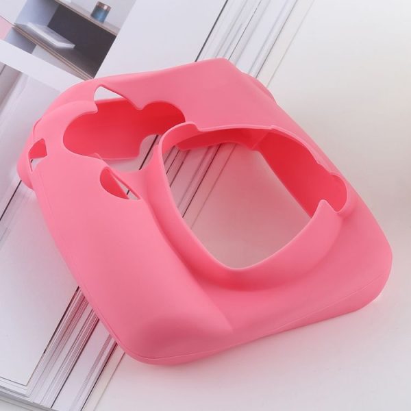Fluorescent Soft Silicone Protective Case for FUJIFILM instax mini 9 / mini 8+ / mini 8 (Rose Red) - Image 4