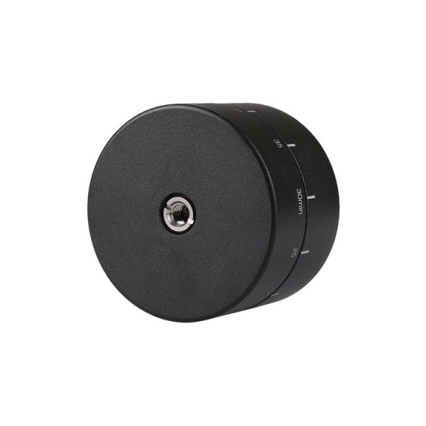 360 Degree Auto Rotation 60 Minutes Time Lapse Stabilizer Tripod Head Adapter for GoPro (Black) - Image 3