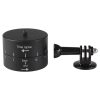 360 Degree Auto Rotation 60 Minutes Time Lapse Stabilizer Tripod Head Adapter for GoPro (Black) - Image 4