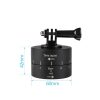 360 Degree Auto Rotation 60 Minutes Time Lapse Stabilizer Tripod Head Adapter for GoPro (Black) - Image 7