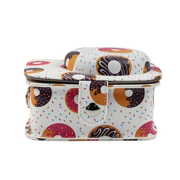 Sweet Buns Pattern Full Body Camera PU Leather Case Bag with Strap for FUJIFILM instax mini 9 / mini 8+ / mini 8 - Image 7
