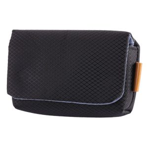 Rhombus Texture Nylon Camera Case Bag for Canon, Sony, Nikon, Micro Single, Digital Cameras, Size: 12.5x7.5x4cm (Black)