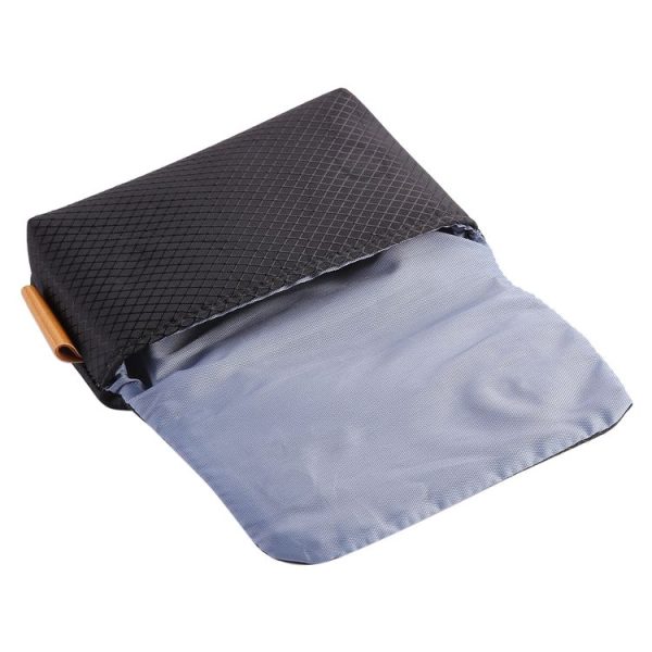 Rhombus Texture Nylon Camera Case Bag for Canon, Sony, Nikon, Micro Single, Digital Cameras, Size: 12.5x7.5x4cm (Black) - Image 4