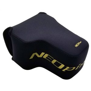 NEOpine Neoprene Shockproof Soft Case Bag with Hook for Nikon P1000 Camera (Black)