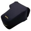 NEOpine Neoprene Shockproof Soft Case Bag with Hook for Nikon P1000 Camera (Black) - Image 3