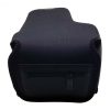 NEOpine Neoprene Shockproof Soft Case Bag with Hook for Nikon P1000 Camera (Black) - Image 4