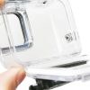 GoPro HERO6 / 5 Black 60m Underwater Waterproof Housing Diving Case with Touch Screen Back Door & Filter / Buckle Basic Mount & Screw, No Need to Disassemble Lens - Image 5