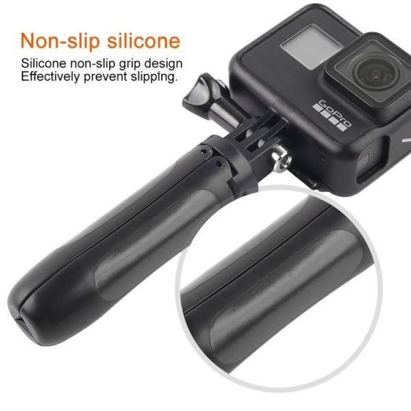 GP446 Multifunctional Mini Fixed Tripod for GoPro, Insta360, DJI and Other Action Cameras (Black) - Image 8