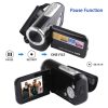 1280x720P HD 16X Digital Zoom 16.0 MP Digital Video Camera Recorder with 2.0 inch LCD Screen (Black) - Image 8