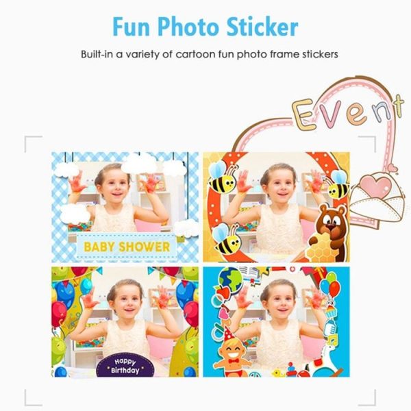 16.0 Mega Pixel Dual-Camera 2.0 inch Screen Cartoon HD Digital SLR Camera for Children (White) - Image 11