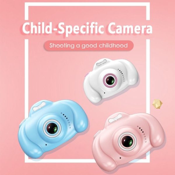 16.0 Mega Pixel Dual-Camera 2.0 inch Screen Cartoon HD Digital SLR Camera for Children (White) - Image 7