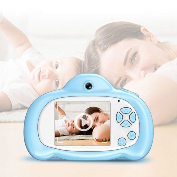 16.0 Mega Pixel Dual-Camera 2.0 inch Screen Cartoon HD Digital SLR Camera for Children (White) - Image 9