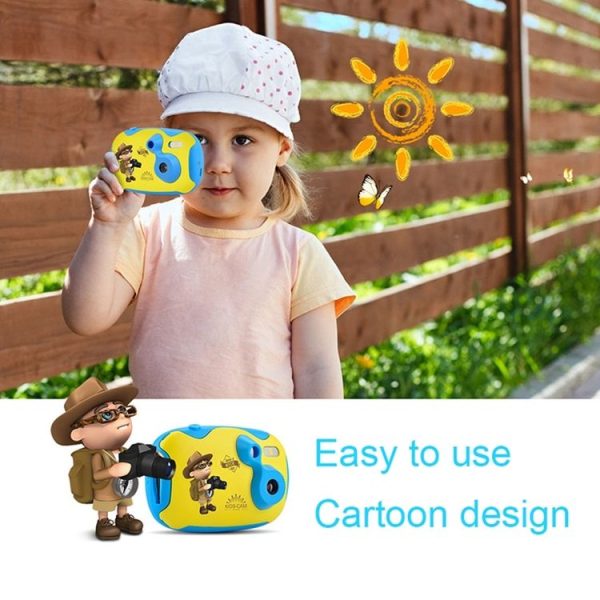 2.0 Mega Pixel 1.44 inch HD Screen Creative DIY Mini Digital Camera for Children (Pink) - Image 11