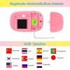 2.0 Mega Pixel 1.44 inch HD Screen Creative DIY Mini Digital Camera for Children (Pink) - Image 6