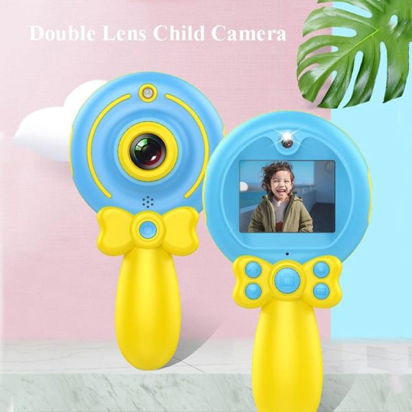 8.0 Mega Pixel Dual-Camera Magic Wand Digital SLR Camera for Children with Flash Light (Pink) - Image 9