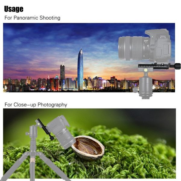 FNR-170 Multi-Purpose 170mm Nodal Rail Slide Plate QR Clamp Macro Panoramic Bracket - Image 6