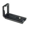 1 / 4 inch Vertical Shoot Quick Release L Plate Bracket Base Holder for Sony A6300 (Black) - Image 2